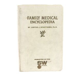 Vintage Family Medical Encyclopedia Book 60s Paperback Retro Health Medicine MCM